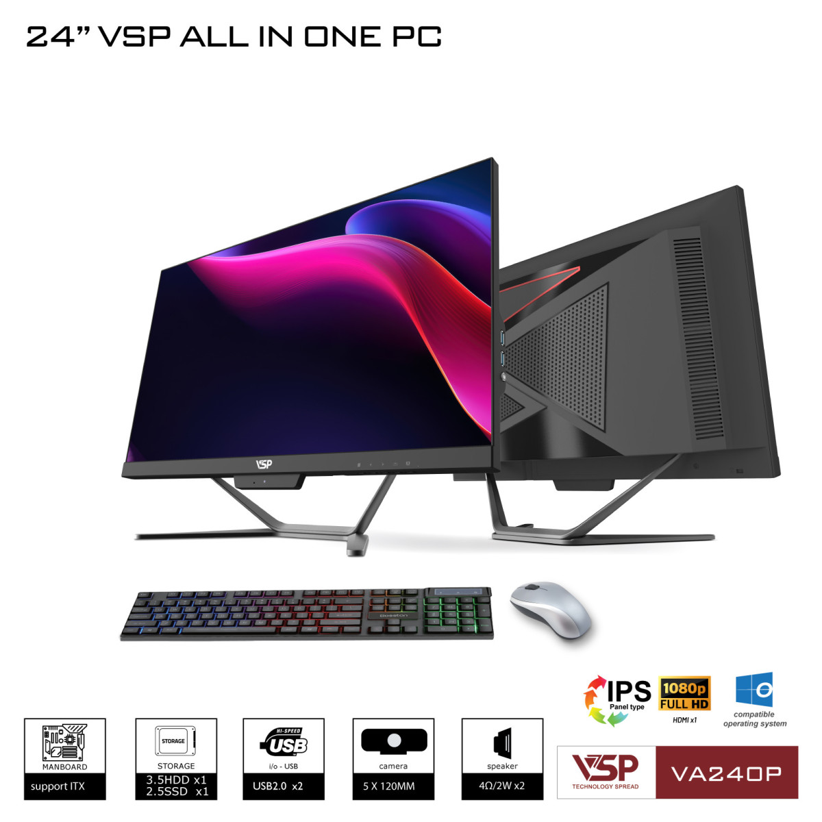 Bộ PC All In One VTMN-87