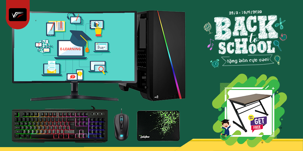 BACK TO SCHOOL - TẶNG BÀN CỰC COOL | Vi Tính Miền Nam