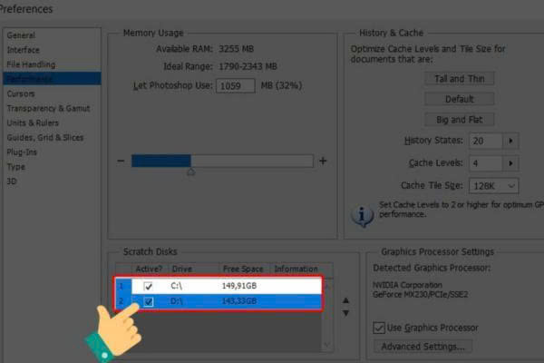Scratch Disk Photoshop hoạt động như thế nào?