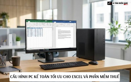 Cấu hình PC kế toán tối ưu cho Excel và phần mềm thuế