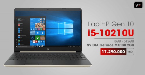 Laptop HP Gen 10th - 8RK36PA