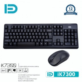 Combo Phím Chuột FD IK7300 Không Dây