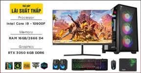 PC Gaming i9-10900F/SSD 500GB/RTX 3050